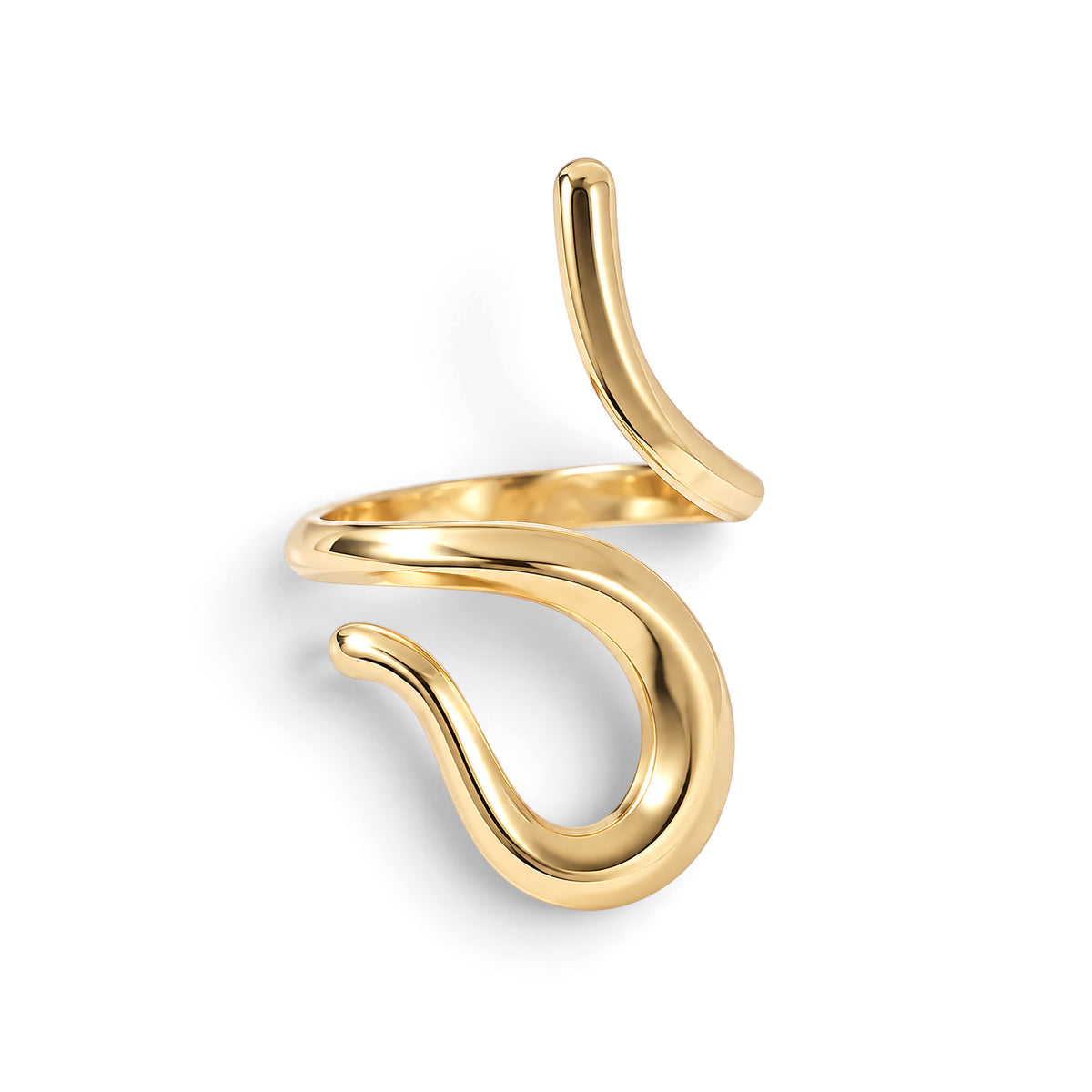Élodie Sculptural Open Ring