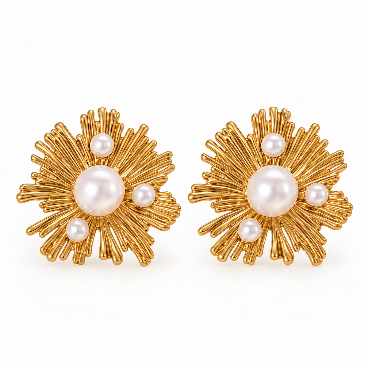 Fleur Pearl Earrings