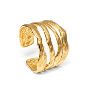 Alessia Sculpted Wave Ring