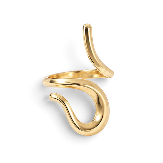 Élodie Sculptural Open Ring