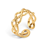 Elara Woven Vine Ring
