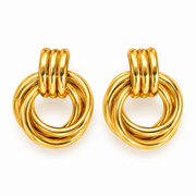 Camille Double-Ring Earrings