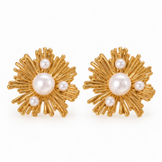 Fleur Pearl Earrings