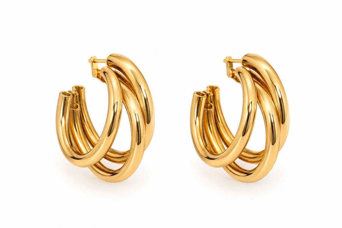 Valentina Layered Hoops